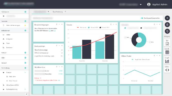 Überarbeitung des User Interfaces eines ERP-Systems